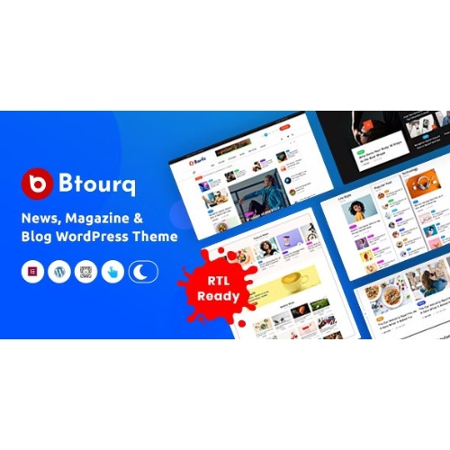 Btourq – WordPress Haber Dergisi Teması
