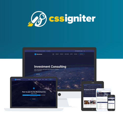 CSS Ateşleyici Blockchain WordPress Teması