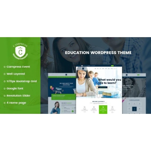 Campress – Duyarlı Eğitim WordPress Teması