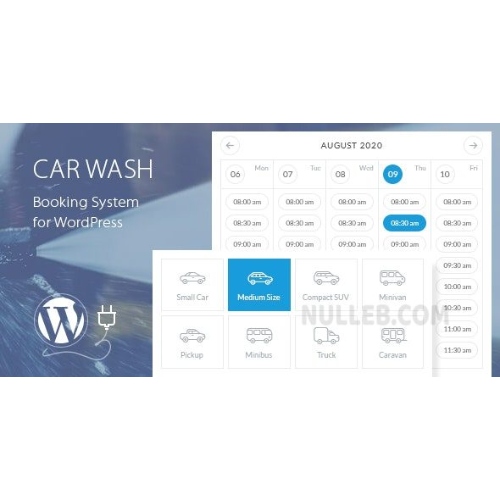 WordPress için Araç Yıkama Rezervasyon Sistemi
