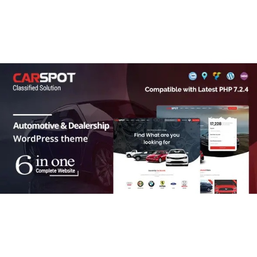 CarSpot – Bayilik WordPress Sınıflandırılmış Teması CarSpot – Bayilik WordPress Sınıflandırılmış Teması - Görsel 1