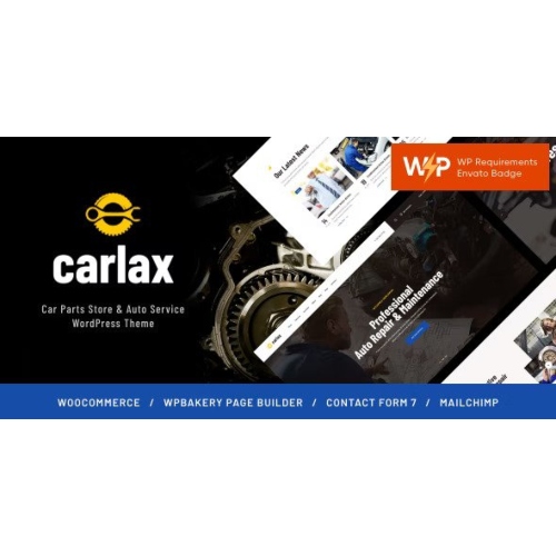 Carlax | Araba Parçaları Mağazası ve Oto Servis WordPress Teması
