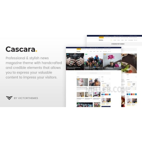 Cascara – Blog, Haber ve Dergi WordPress Teması