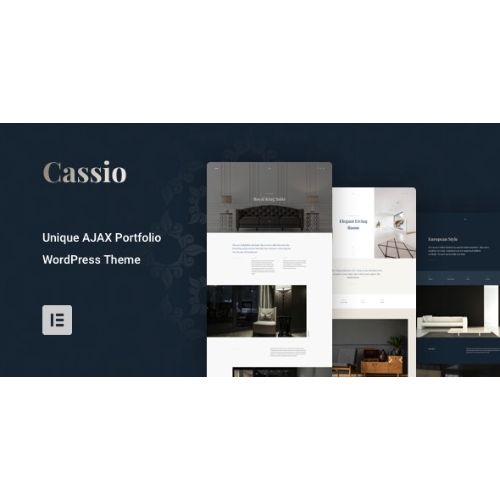 Cassio – AJAX Portföy WordPress Teması Cassio – AJAX Portföy WordPress Teması - Görsel 1