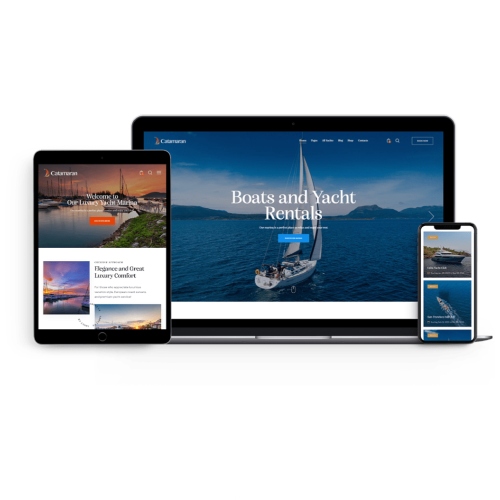 Katamaran – Yat Kulübü ve Tekne Kiralama WordPress teması