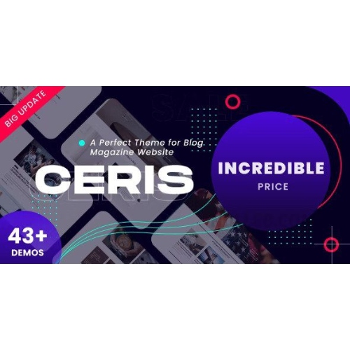 Ceris – En İyi WordPress Gazete ve Dergi Teması