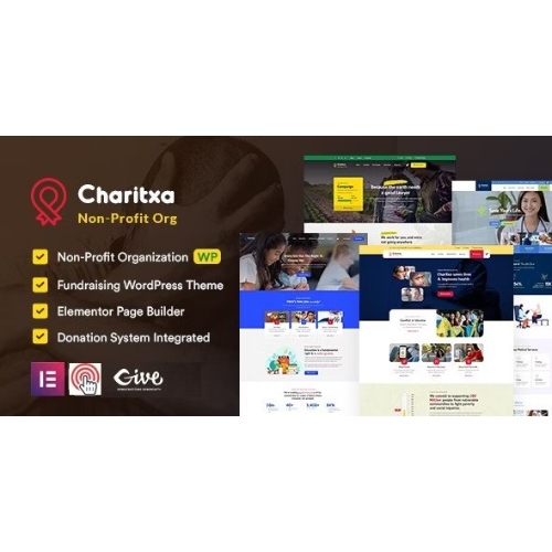 Charitxa | Çok Amaçlı Kâr Amacı Gütmeyen WordPress Teması