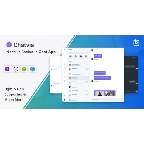 Chatvia – Nodejs Socket.io Sohbet Uygulaması