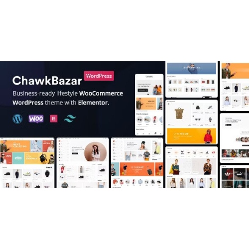 ChawkBazar – Elementor Yaşam Tarzı ve Moda E-Ticaret Teması