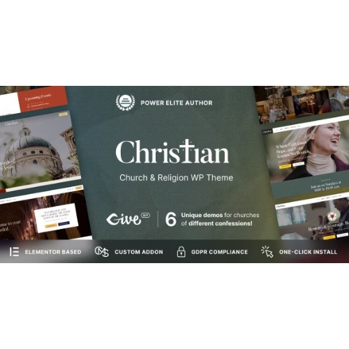 Hıristiyan – Kilise WordPress Teması Hıristiyan – Kilise WordPress Teması - Görsel 1