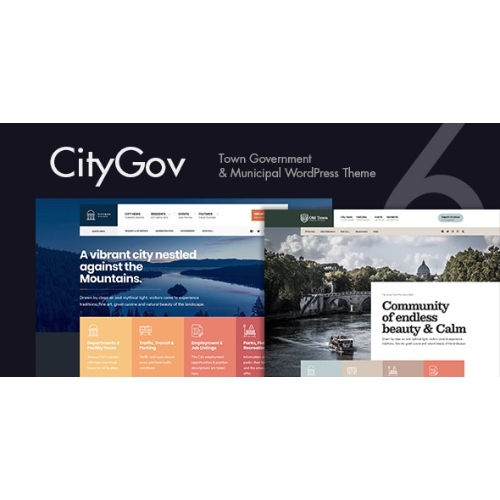 CityGov – Şehir Yönetimi ve Belediye WordPress Teması