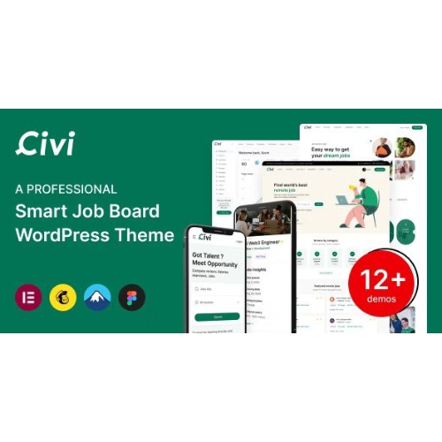 Civi – İş Panosu, Freelance Marketplace WordPress Teması