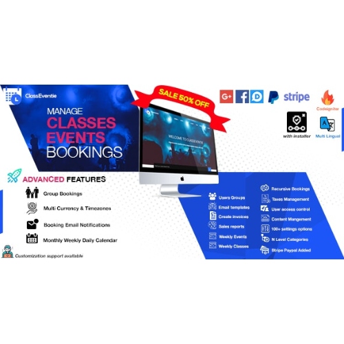 Classeventie – Çevrimiçi Sınıflar ve Etkinlik Rezervasyonu