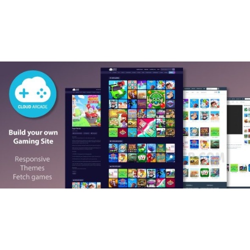 CloudArcade – HTML5 / Web Oyun Portalı CMS CloudArcade – HTML5 / Web Oyun Portalı CMS - Görsel 1