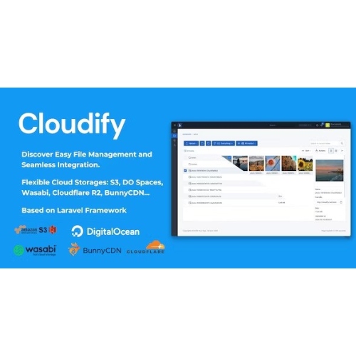 Cloudify – Kendi Kendine Barındırılan Dosya Yöneticisi ve Bulut Depolama Cloudify – Kendi Kendine Barındırılan Dosya Yöneticisi ve Bulut Depolama - Görsel 1