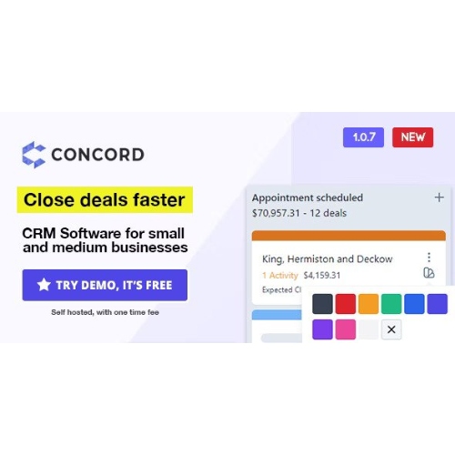 Concord – Fırsat Yönetimi CRM