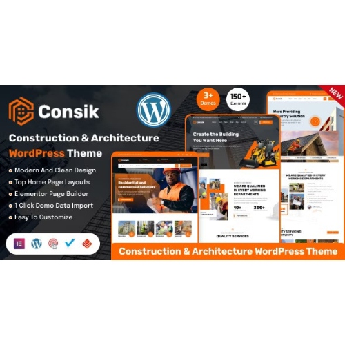 Consik – İnşaat ve Mimarlık WordPress Teması