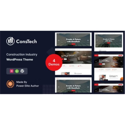 Constech – İnşaat WordPress Teması