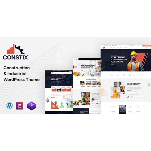 Constix – İnşaat Fabrikası ve Endüstriyel WordPress Teması