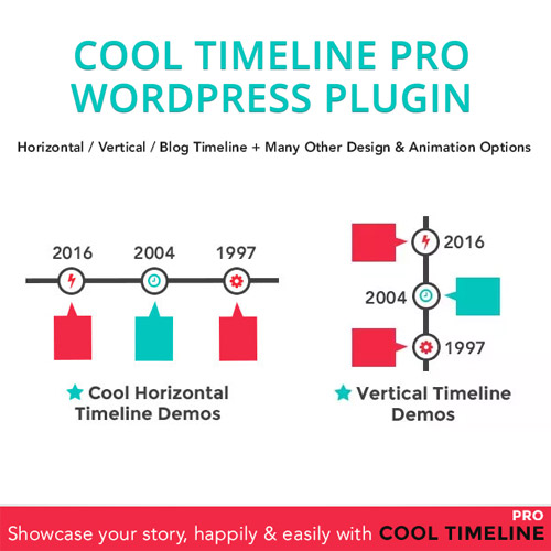 Cool Timeline Pro – WordPress Zaman Çizelgesi Eklentisi