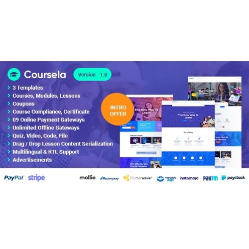 Coursela – Kişisel Kurs Satış Sitesi