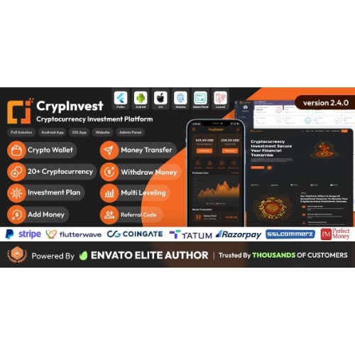 CrypInvest – Kripto Para Yatırım Platformu Tam Çözüm