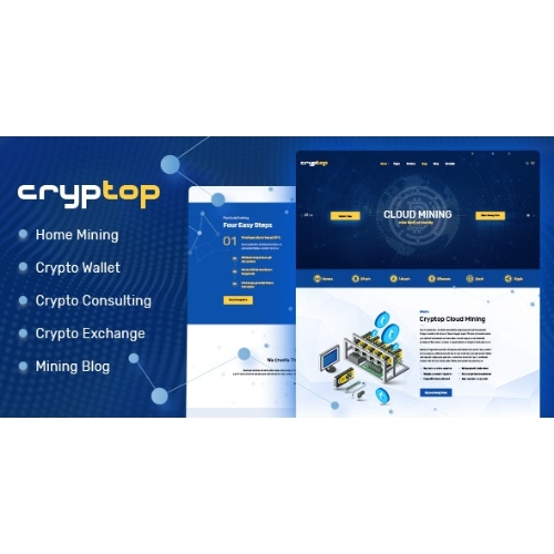 CrypTop – ICO Açılışı ve Kripto Para Birimi WordPress Teması