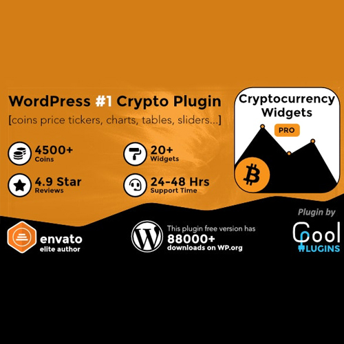 Cryptocurrency Widget'ları Pro – WordPress Kripto Eklentisi