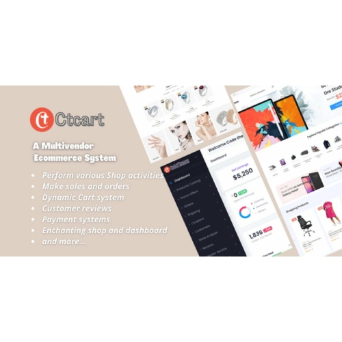 Ctcart – Çok Satıcılı e-Ticaret Mağazası
