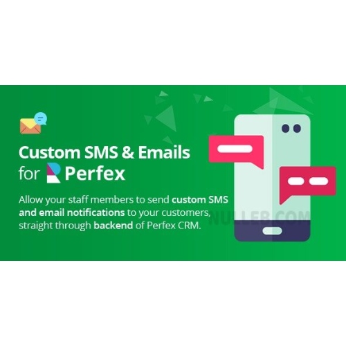 Perfex CRM için Özel SMS ve E-posta Bildirimleri modülü