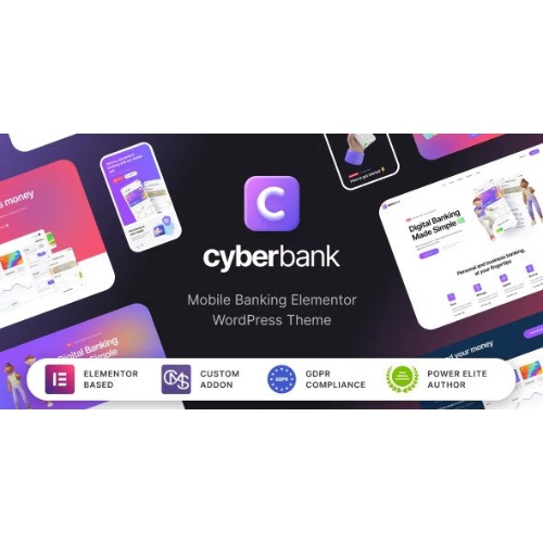 Cyberbank – İşletme ve Finans WordPress Teması Cyberbank – İşletme ve Finans WordPress Teması - Görsel 1