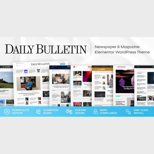 Günlük Bülten – Dergi ve Gazete WordPress Teması