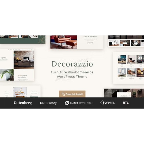 Decorazzio – İç Tasarım ve Mobilya Mağazası WordPress Teması