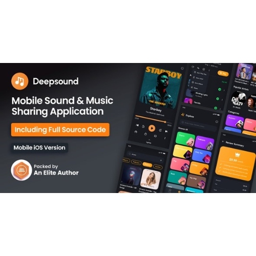 DeepSound IOS- Mobil Ses ve Müzik Paylaşım Platformu Mobil IOS Uygulaması