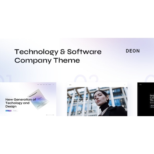 Deon – Teknoloji ve Yazılım Şirketi Teması Deon – Teknoloji ve Yazılım Şirketi Teması - Görsel 1