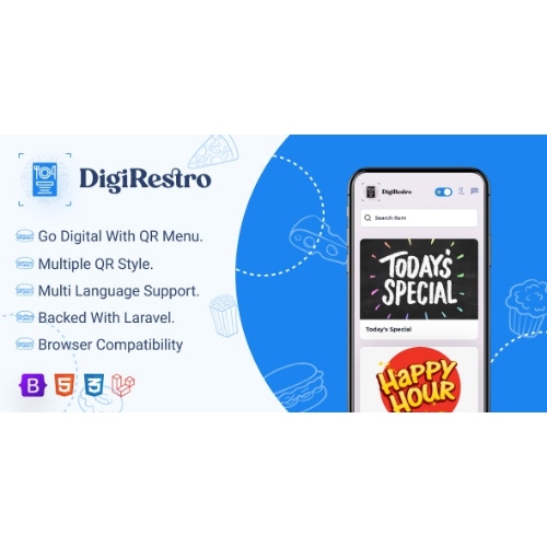 DigiRestro – Çok Satıcılı SaaS Restoran QR Menü Oluşturucu