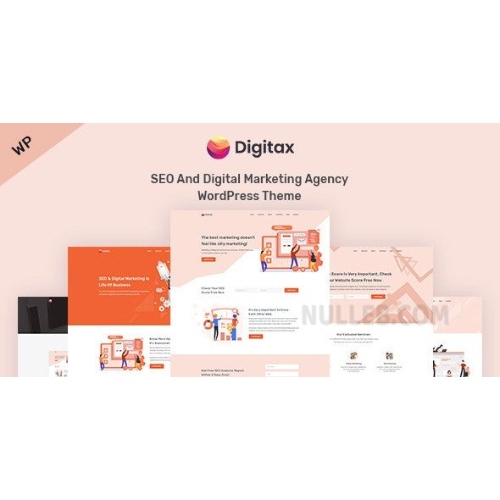 Digitax – SEO ve Dijital Pazarlama Ajansı WordPress Teması