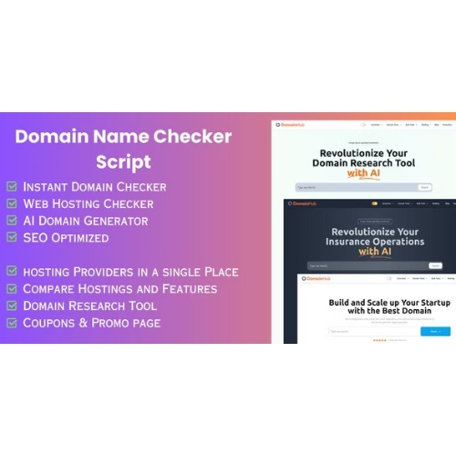 Etki Alanı Hub – Etki Alanı Denetleyicisi, AI Ad Oluşturucu, Kim barındırıyor, Whois, DNS React Nextjs araçları.