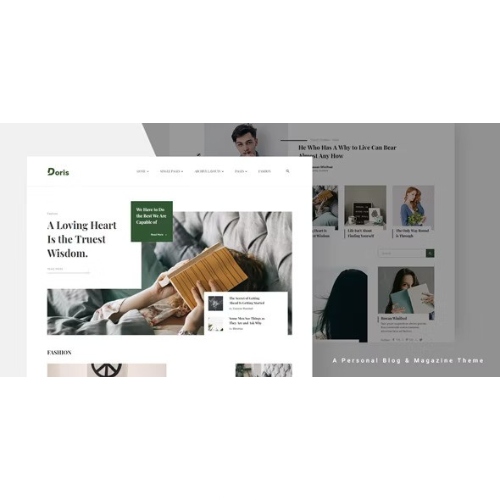 Doris – Yaratıcı WordPress Blog ve Dergi Teması