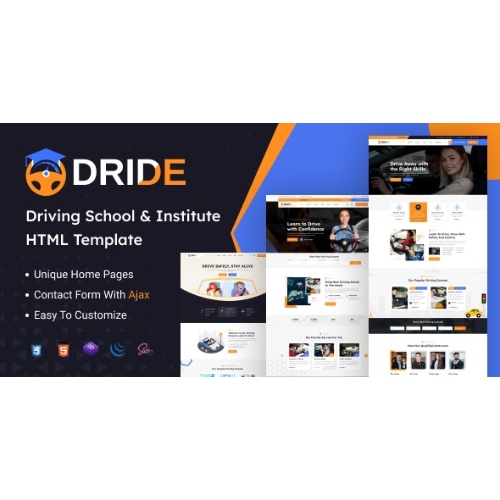 Dride – Sürücü Kursu ve Kurslar WordPress Teması
