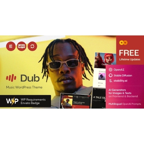 Dub – Müzik WordPress Teması