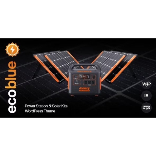 EcoBlue – Elektrik Santrali ve Güneş Kitleri WordPress Teması