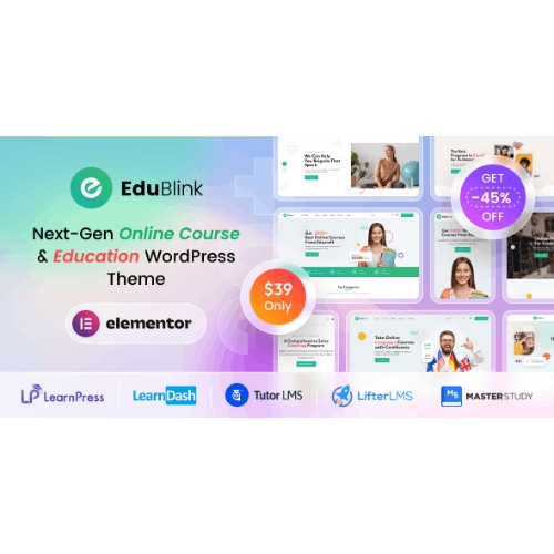 EduBlink – Eğitim ve Çevrimiçi Kurs WordPress Teması