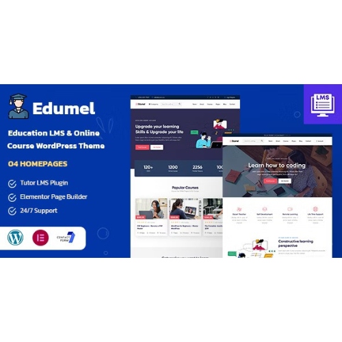 Edumel- Eğitim LMS WordPress Teması