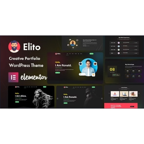 Elito – Yaratıcı Portföy WordPress Teması