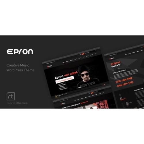 Epron – WordPress için Müzik Teması