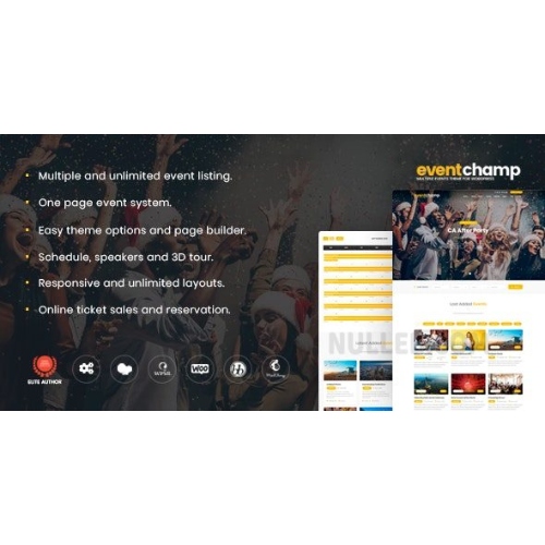 Etkinlik Şampiyonu | Etkinlik WordPress Teması