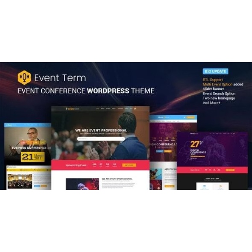 Etkinlik Dönemi - Çoklu Konferans WordPress Teması