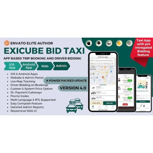 Exicube Teklif Taksi Uygulaması Exicube Teklif Taksi Uygulaması - Görsel 1