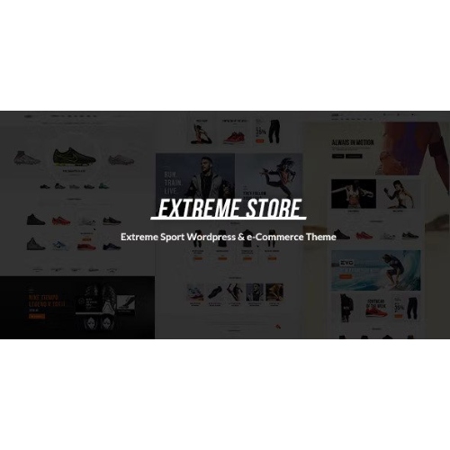 Aşırı | Spor Giyim ve Ekipman Mağazası WordPress Teması